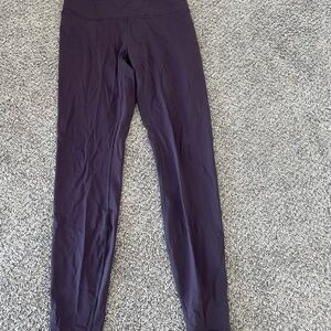 Lululemon Athletica Deep Plum Leggings size 8